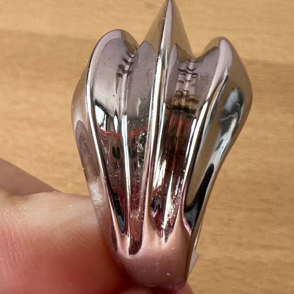 ALEXIS BITTAR FINE COLLECTION 925 STERLING SILVER MARQUIS RIDGED RING BRAND NEW - Picture 11 of 16